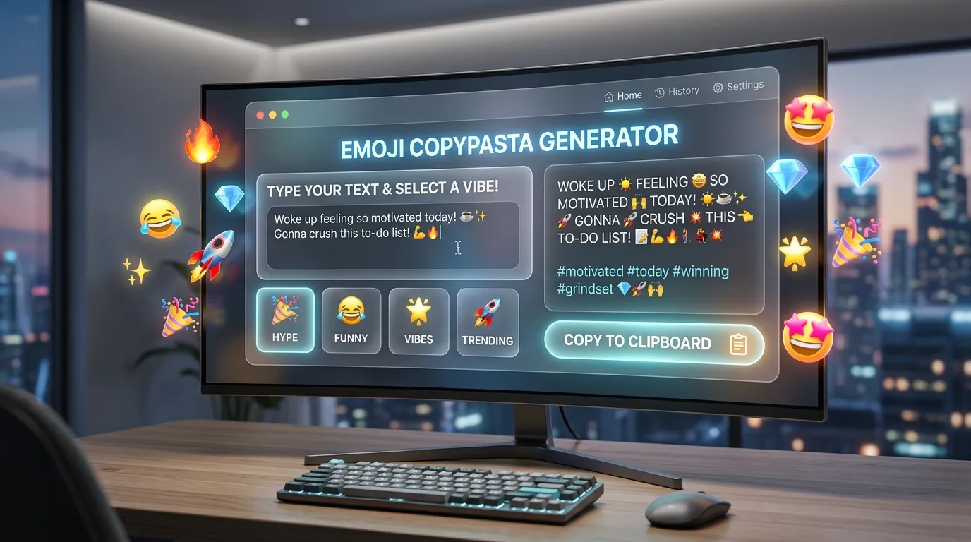 Emoji Copy pasta Generator