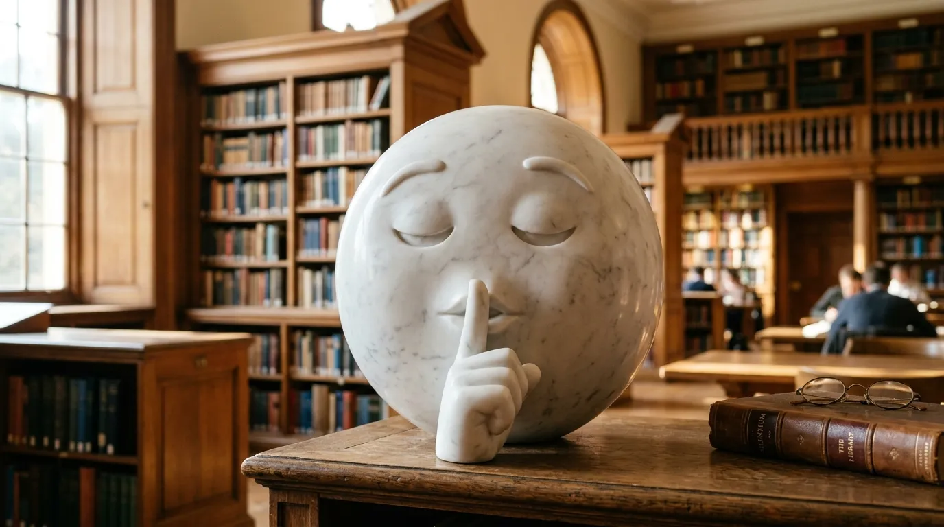 quiet emoji face