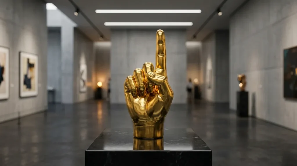 What do index finger emoji mean?