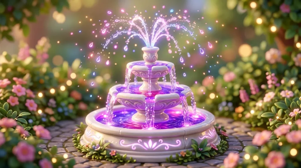 What do fountain emoji mean?